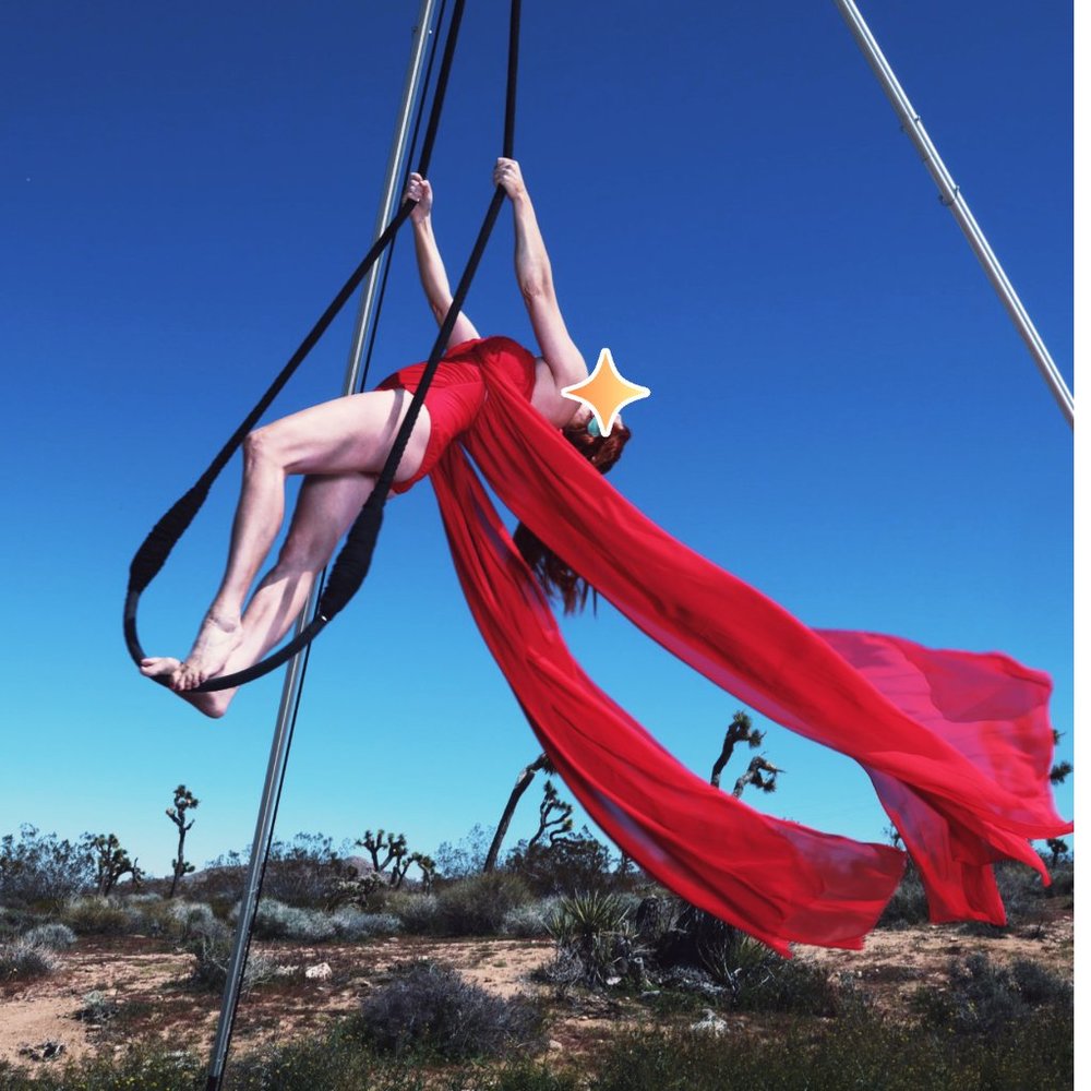 Red Flying Dress